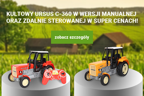 Zdalnie sterowany ciągnik Ursus