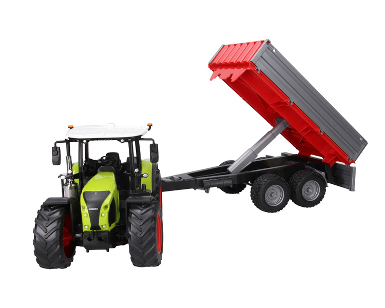Traktor zdalnie sterowany RC Claas Arion 660 z przyczepą