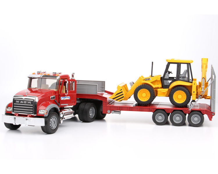 Bruder 02813 MACK bez oryginalnego opakowania i koparki