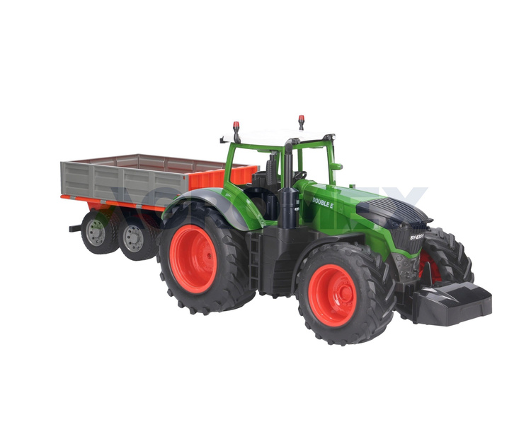 Traktor z przyczepą zdalnie sterowany 2,4GHz Double Eagle E354
