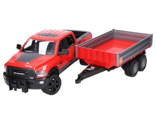 Zestaw Bruder 02500 Pick-Up RAM + przyczepka 02019