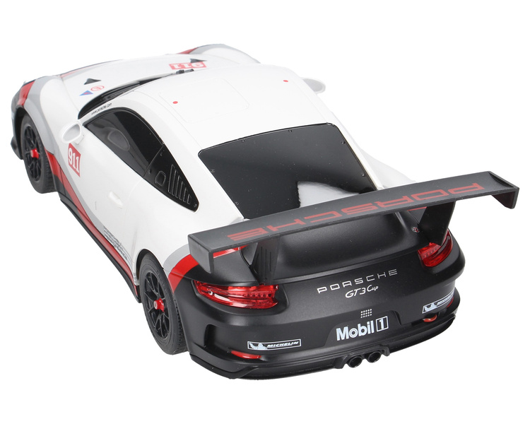 Zdalnie sterowany samochód Porsche 911 GT3 CUP 8 1:18 RASTAR 59400 R/C.
