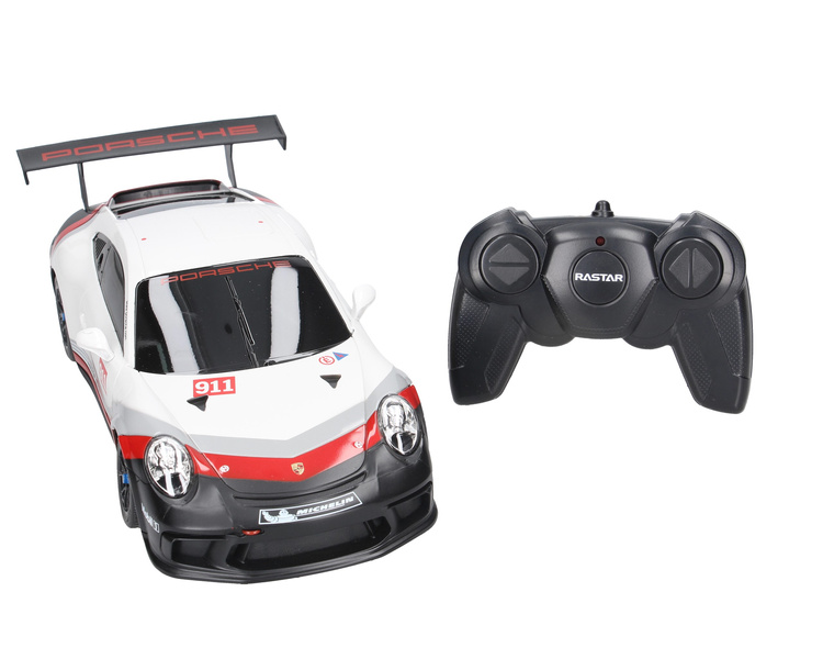 Zdalnie sterowany samochód Porsche 911 GT3 CUP 8 1:18 RASTAR 59400 R/C.