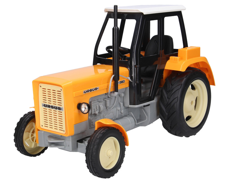 Traktor zabawkowy Ursus C-360 żółty Double Eagle z przyczepą Bruder