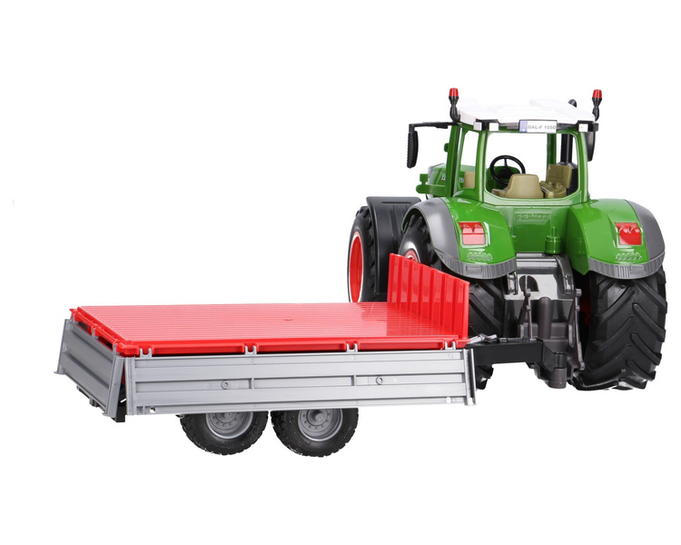 Traktor zdalnie sterowany Fendt 1050 Vario RC z przyczepą Bruder 02019