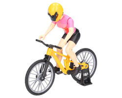 Bruder 63111 Figurka kolarki z rowerem szosowym kolarzówka