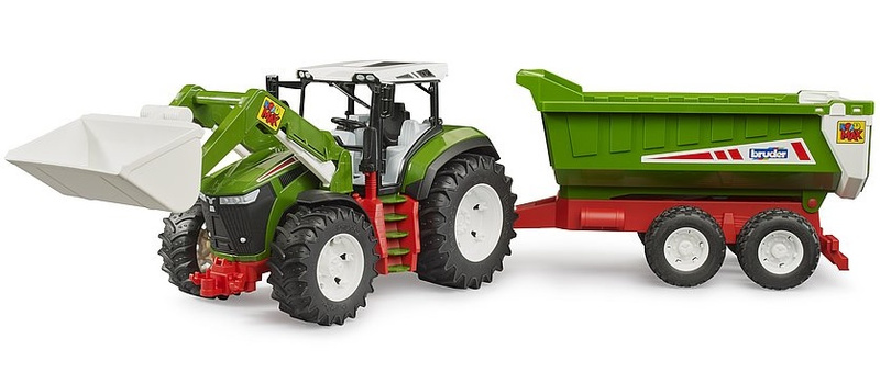 Bruder 03452 traktor z przyczepą i ładowaczem z serii Roadmax
