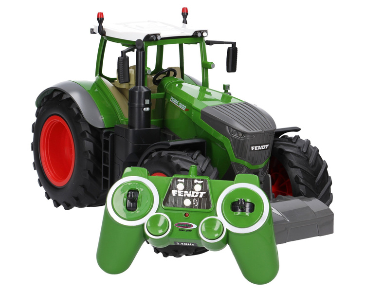 Traktor zdalnie sterowany Fendt 1050 Vario oraz beczkowóz Garant z rozlewaczem do ciągnika RC 1:16 Jamara 