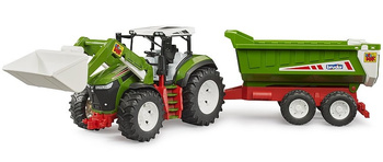 Bruder 03452 traktor z przyczepą i ładowaczem z serii Roadmax
