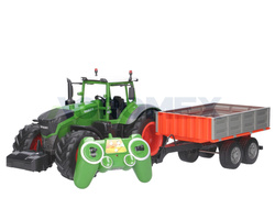 Traktor z przyczepą zdalnie sterowany 2,4GHz Double Eagle E354