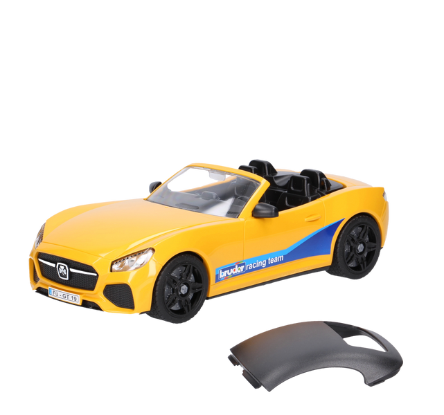 Bruder 02504 Dodge RAM2500 z lawetą i autem Roadster Racing Team