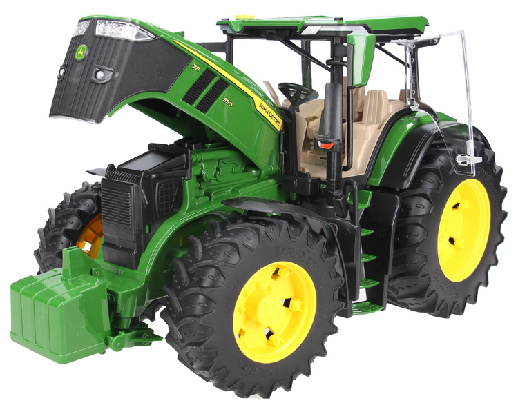 Zestaw Bruder 03150 traktor John Deere + przyczepa 02010