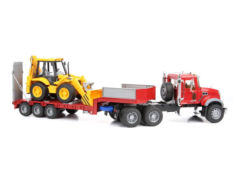 Bruder 02813 MACK bez oryginalnego opakowania i koparki