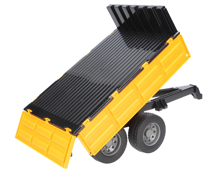 Zabawkowy traktor Ursus C-360 żółty z przyczepą dla dzieci DoubleEagle E239