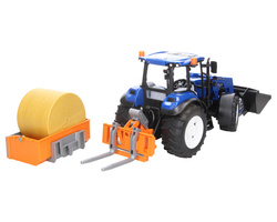 Bruder 02187 traktor New Holland T5.120 z ładowaczem i skrzynią ładunkową