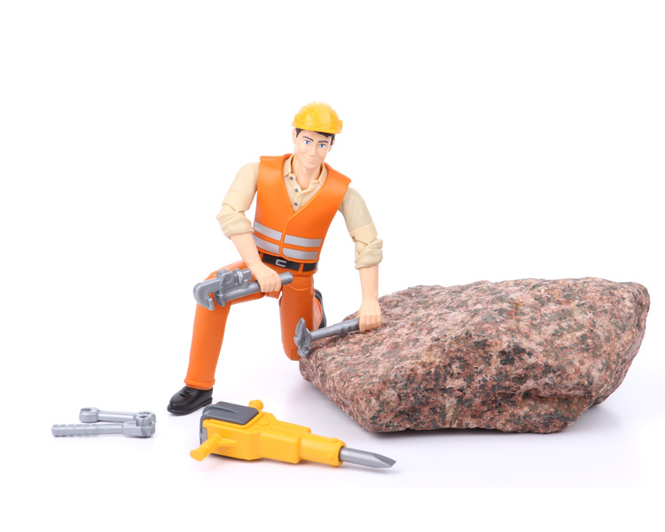 Bruder 60020 bWorld figurka robotnika z akcesoriami