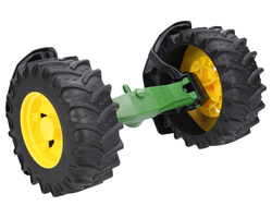 Bruder 43150 oś przednia żółte felgi do John Deere
