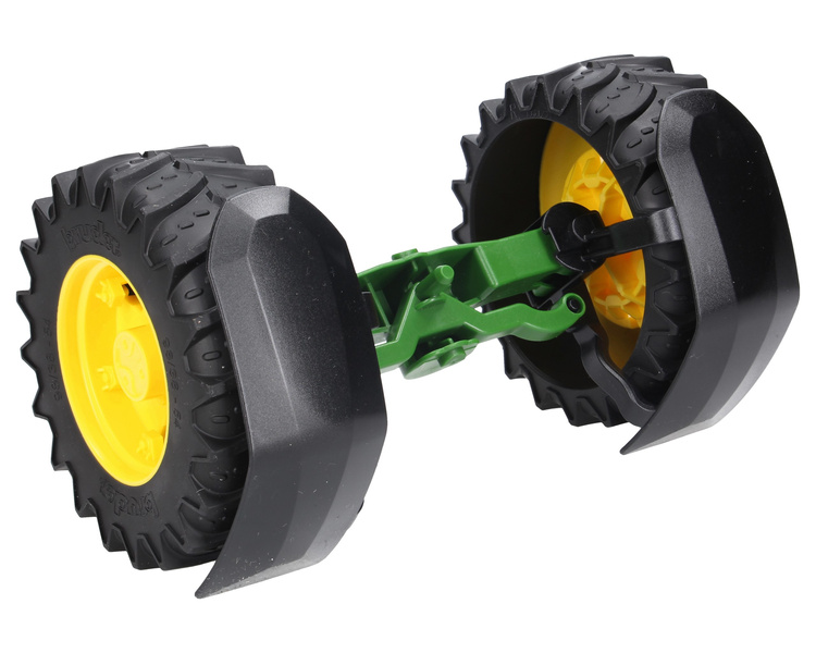 Bruder 43150 oś przednia żółte felgi do John Deere