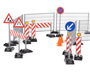 Bruder 62007 bWorld akcesoria do robót drogowych