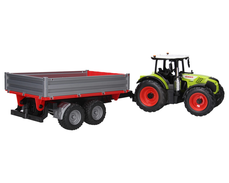 Traktor zdalnie sterowany RC Claas Arion 660 z przyczepą