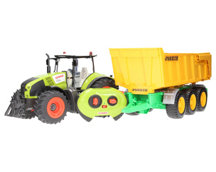 Zestaw traktor Claas zdalnie sterowany z przyczepą Joskin Bruder