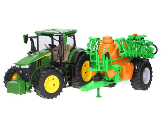 Zestaw Bruder 03150 traktor John Deere + opryskiwacz 02207