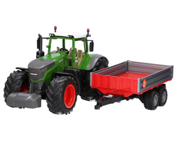 Traktor zdalnie sterowany Fendt 1050 Vario RC z przyczepą Bruder 02019