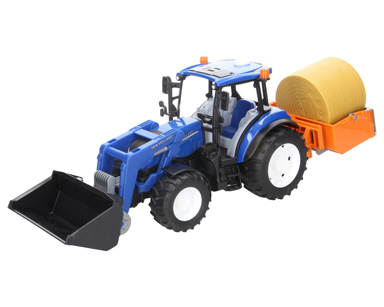 Bruder 02187 traktor New Holland T5.120 z ładowaczem i skrzynią ładunkową