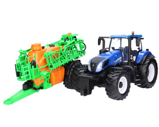Zestaw traktor New Holland zdalnie sterowany z opryskiwaczem Amazone Bruder
