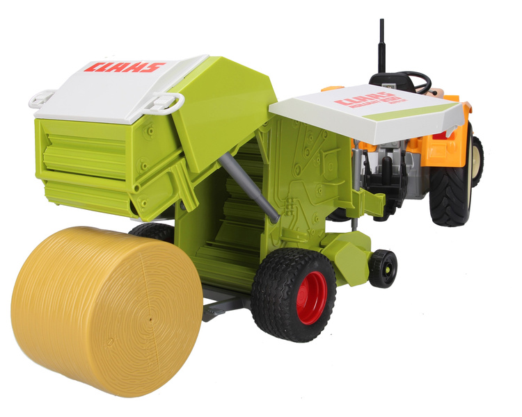 Ursus C-360 żółty + prasa do belowania Claas Bruder 02121