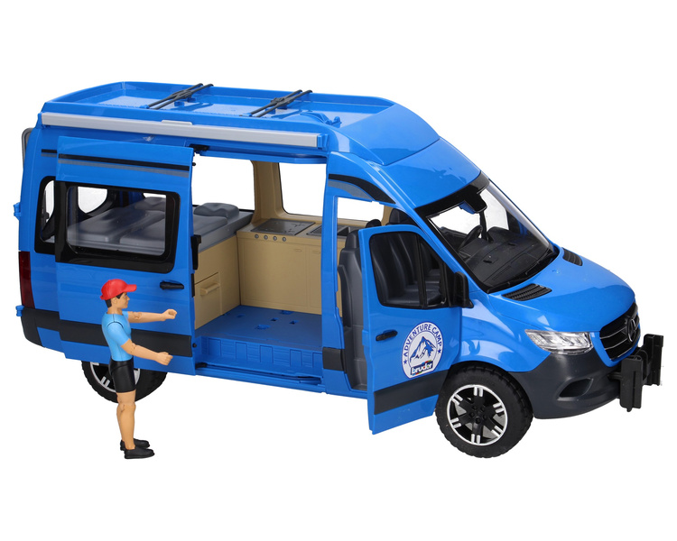 Bruder 02684 Mercedes Sprinter kamper z figurką i akcesoriami