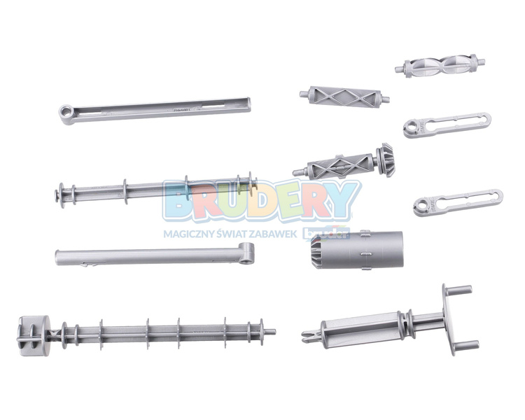 Bruder 42151 części srebrne przyczepy 02130