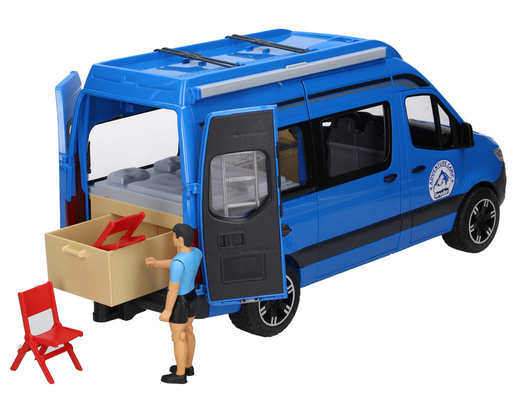 Bruder 02684 Mercedes Sprinter kamper z figurką i akcesoriami