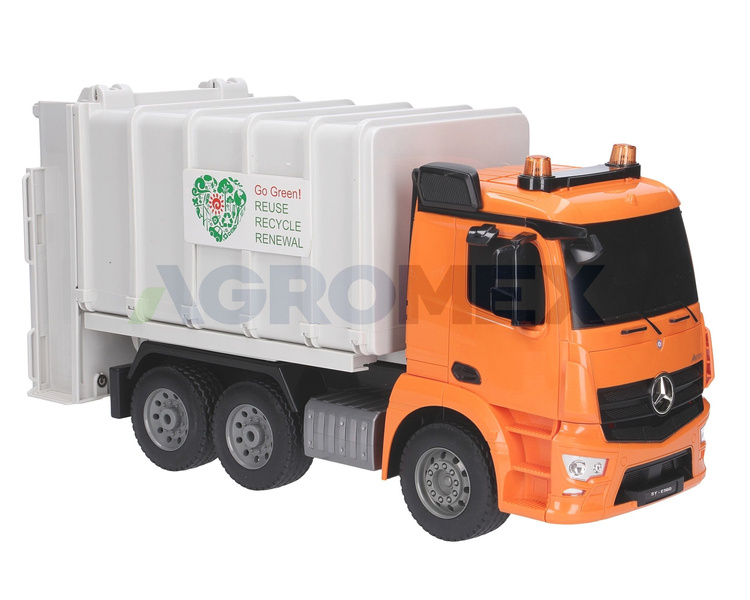 Śmieciarka zdalnie sterowana Mercedes Antos 2,4GHz Double Eagle E560