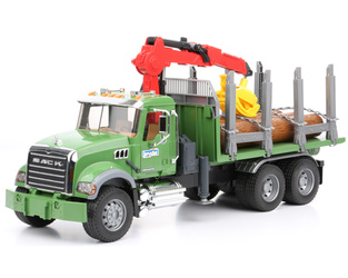 Bruder 02824 Mack do przewozu drzewa z HDS