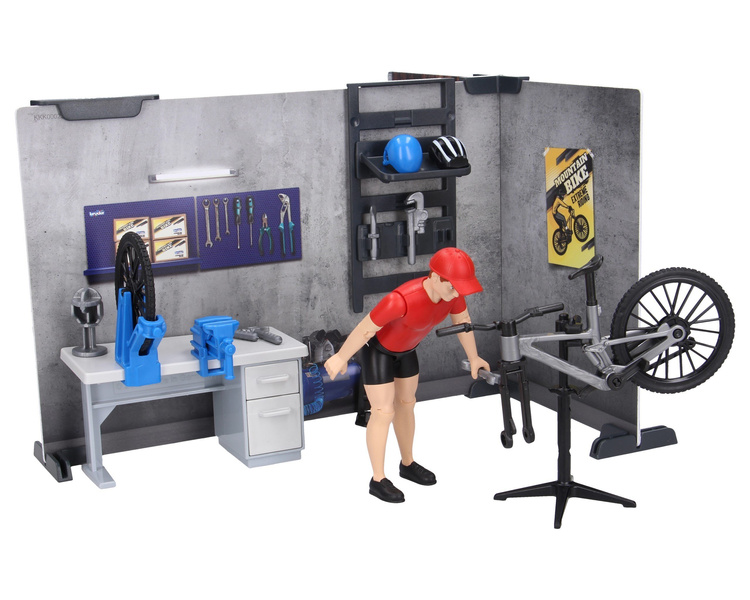 Bruder 63120 bWorld Sklep rowerowy z figurką