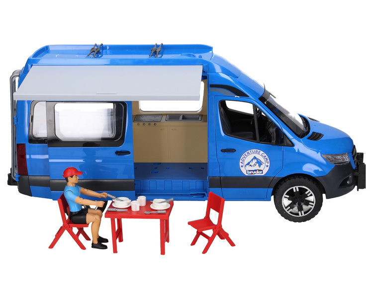 Bruder 02684 Mercedes Sprinter kamper z figurką i akcesoriami