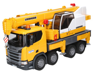 Bruder 03571 Scania Super z dźwigiem Liebherr