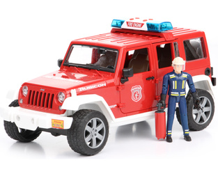 Bruder 02528 Jeep Wrangler straż pożarna z figurką