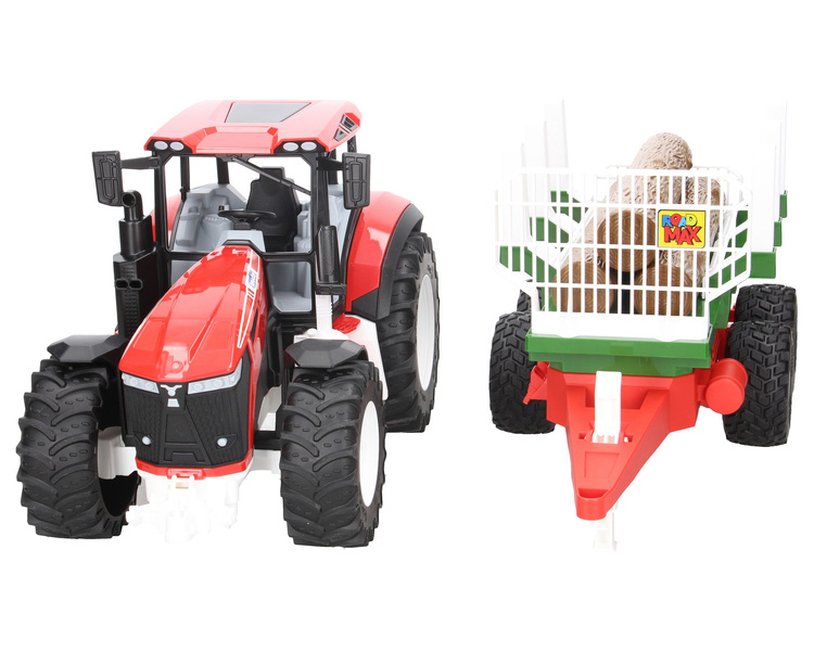 Bruder 03453 traktor z przyczepą do wywozu drzewa z serii Roadmax
