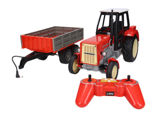 Zestaw zdalnie sterowany Ursus C-360 + przyczepa zdalnie sterowana z wywrotem