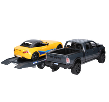 Bruder 02504 Dodge RAM2500 z lawetą i autem Roadster Racing Team