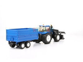 Bruder 01993 ciągnik New Holland z ładowaczem i przyczepą - LIMITOWANY