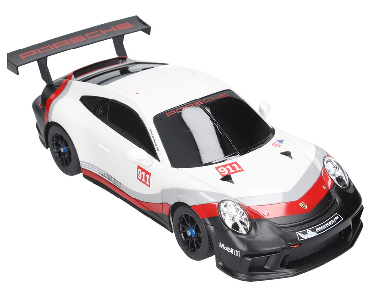 Zdalnie sterowany samochód Porsche 911 GT3 CUP 8 1:18 RASTAR 59400 R/C.