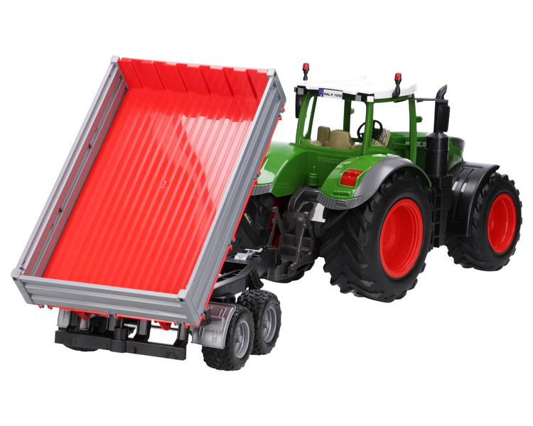 Traktor zdalnie sterowany Fendt 1050 Vario RC z przyczepą Bruder 02019