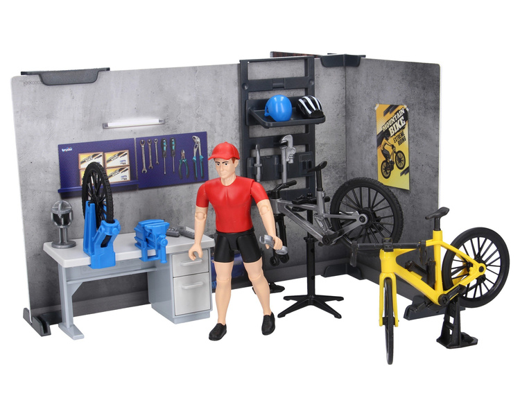 Bruder 63120 bWorld Sklep rowerowy z figurką