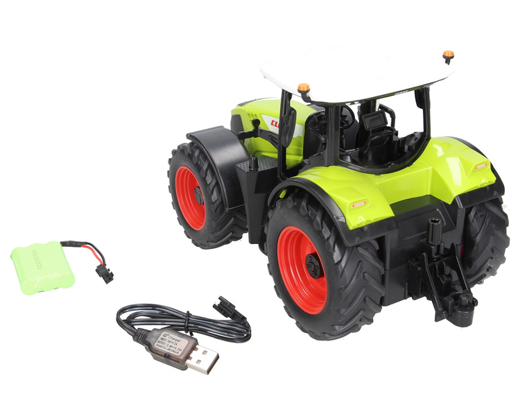 Traktor zdalnie sterowany RC Claas Arion 660 z przyczepą