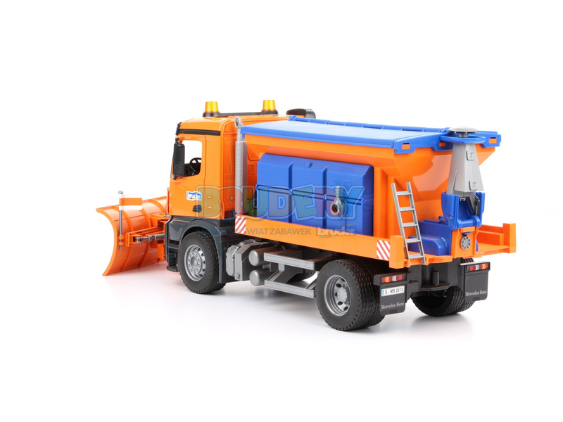 Bruder 03685 Mercedes Arocs pługo-solarka