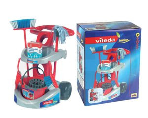 Wózek do sprzątania dla dzieci czyściocha Vileda z akcesoriami Klein 6721