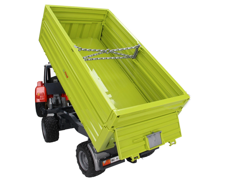 Zestaw zabawkowy traktor Ursus X02-E357+ przyczepa wywrotka dla dziecka